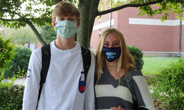 students smile on first day of school